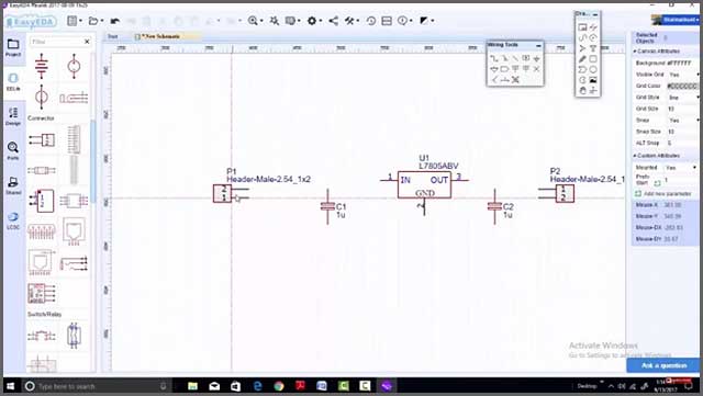 How to Use EasyEDA to design PCB Schematic Step By Step