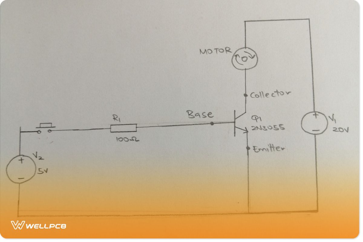 2N3055 electrical circuit