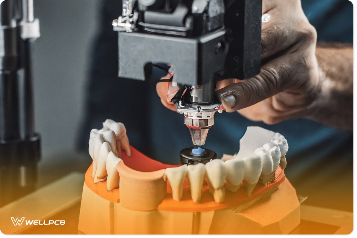 3D Printer Prints Lower Jaw