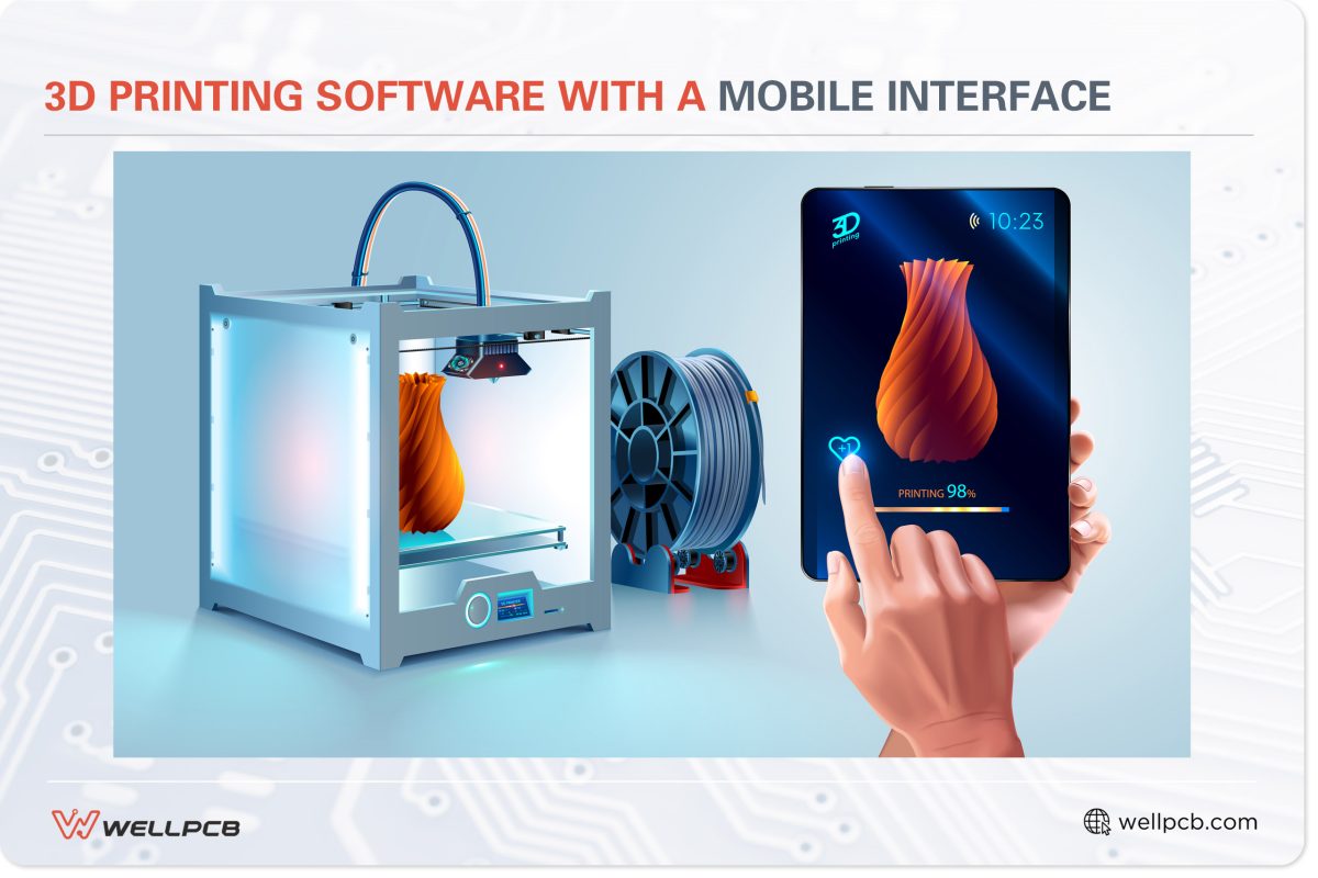 3D printing software with a mobile interface