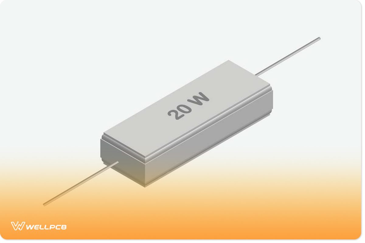 3d Render Wire Wound Resistor