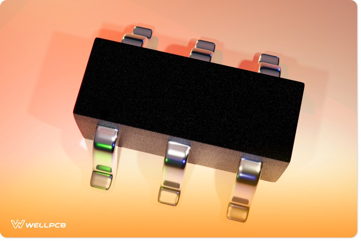 3d Rendering Sot-236 Ic