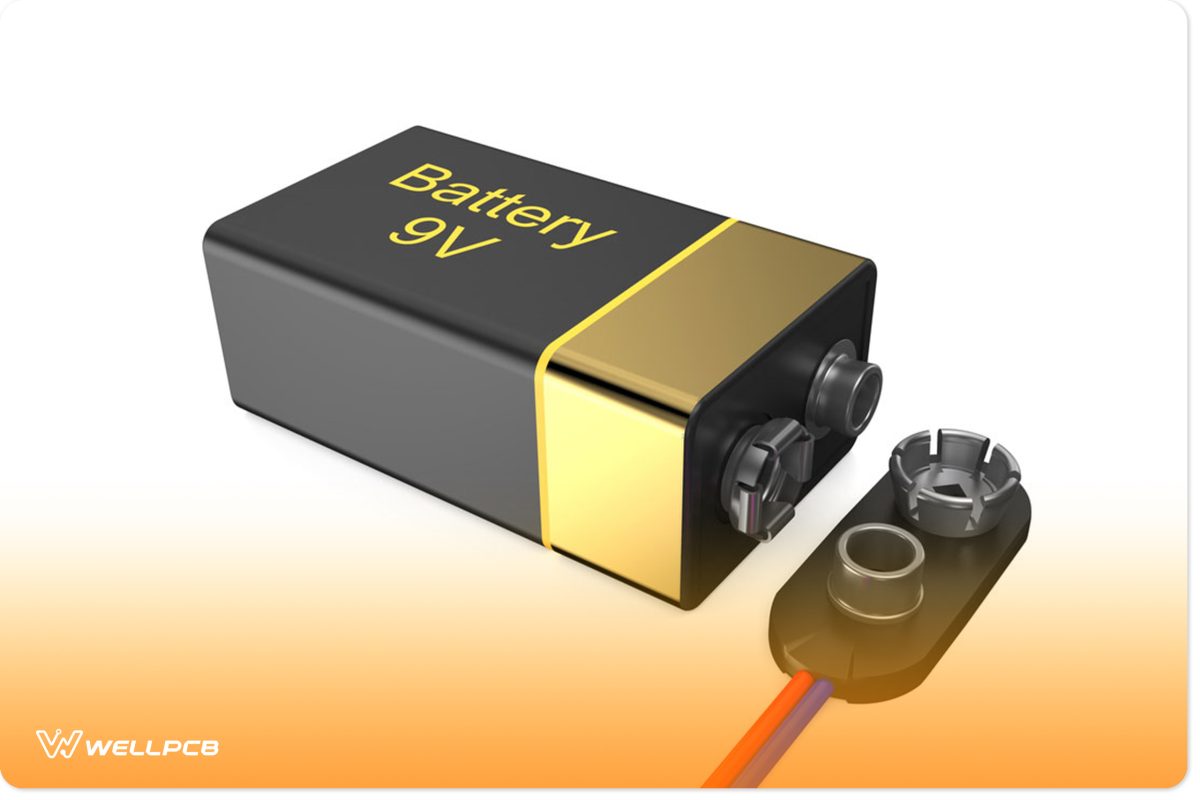 9-volt battery connector