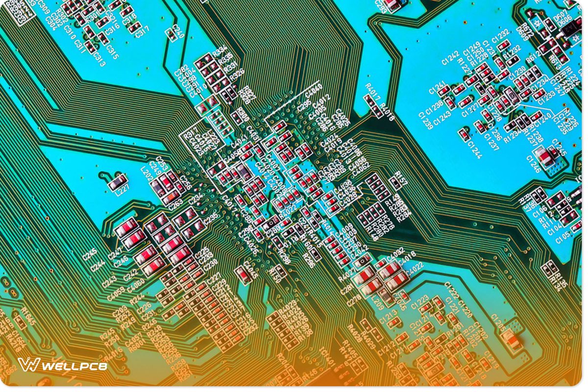 A PCB without components