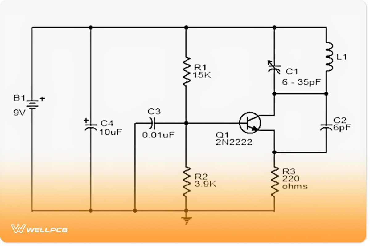 A Radio Frequency Jammer Circuit Diagram