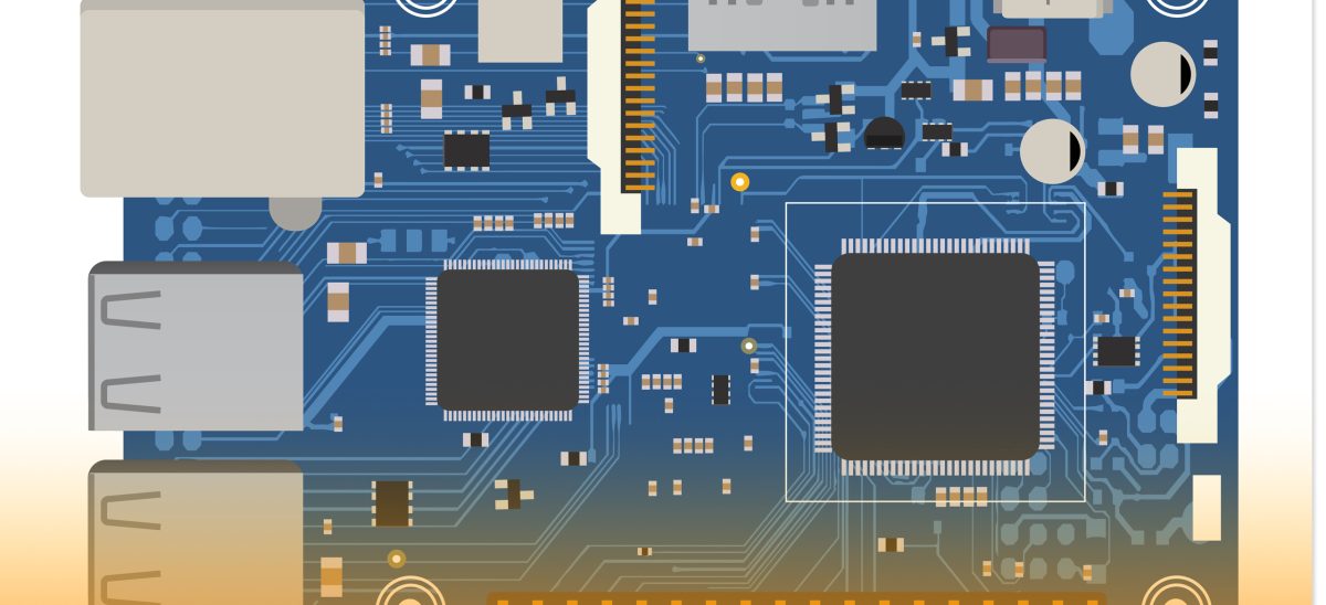 A Raspberry Pi DIY electronic board