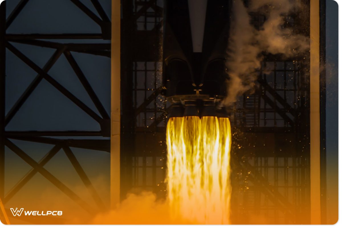 A SpaceX Falcon 9 rocket during launch