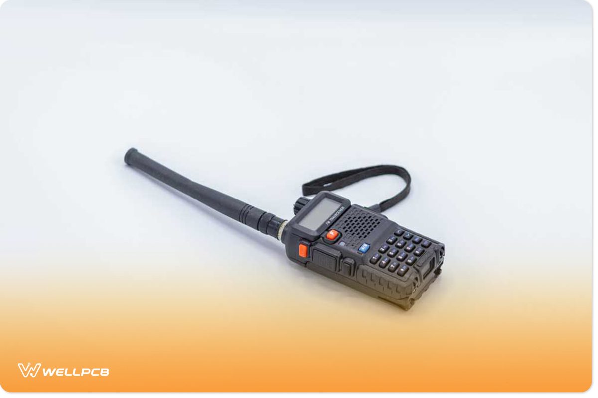 A Transceiver walkie-talkie