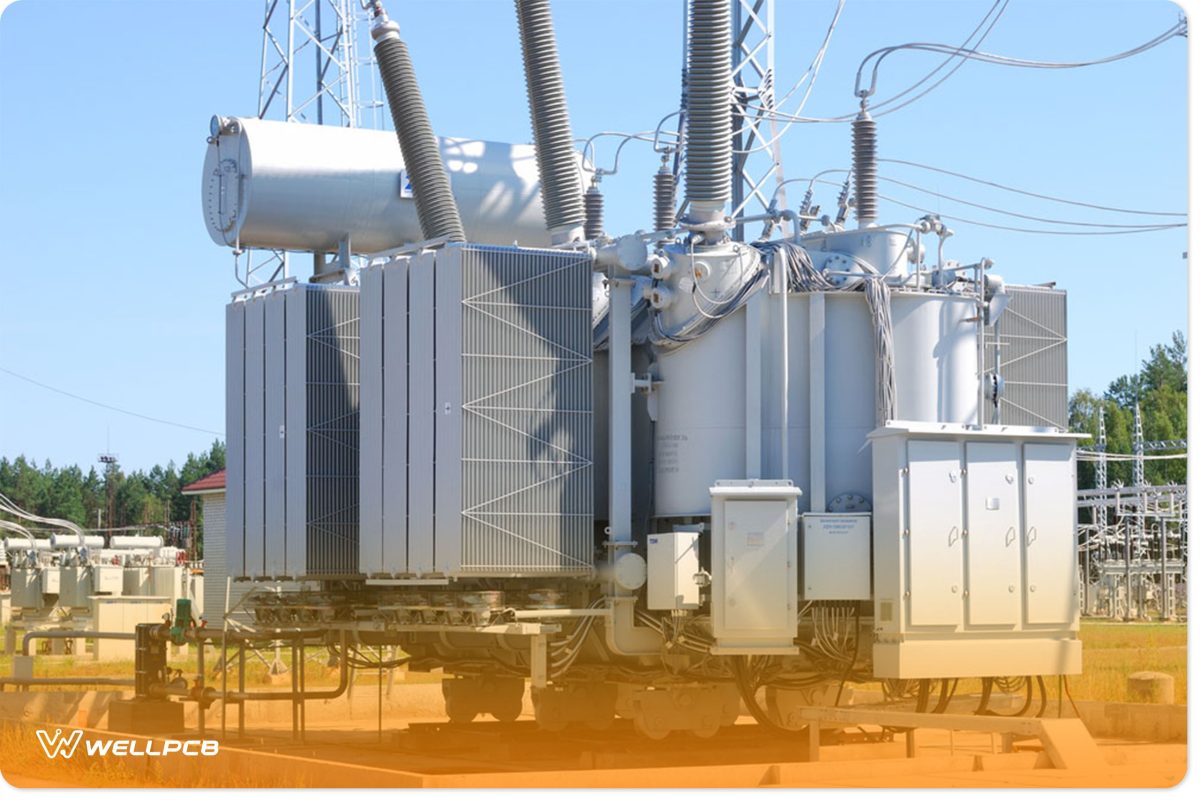 A Transformer in a Substation