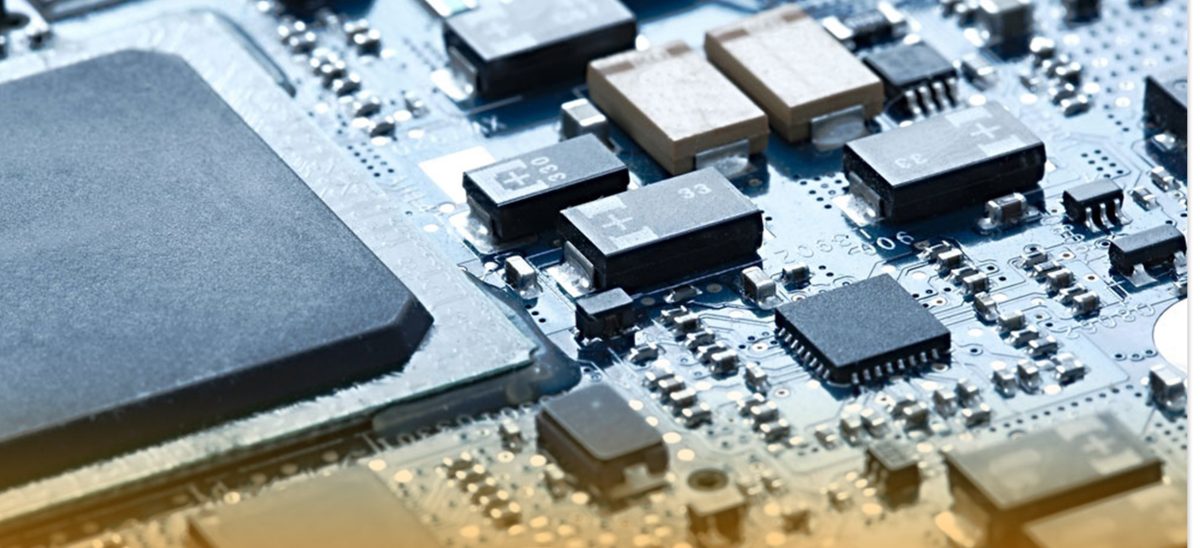 A Variable Voltage Circuit Board with Components