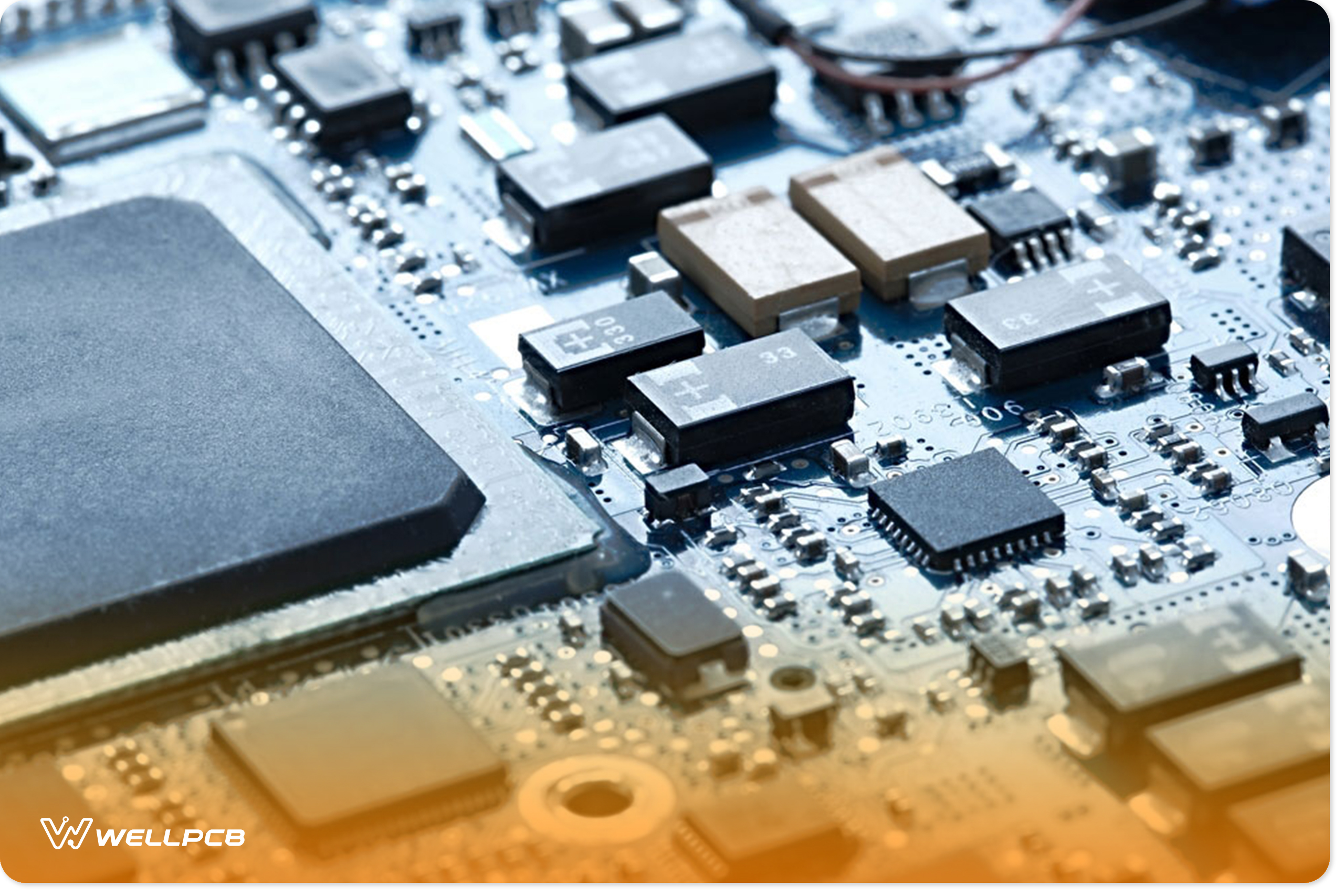 A Variable Voltage Circuit Board with Components