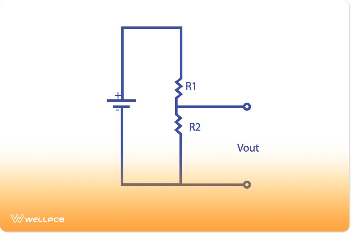 A Voltage Divider Circuit Schematic