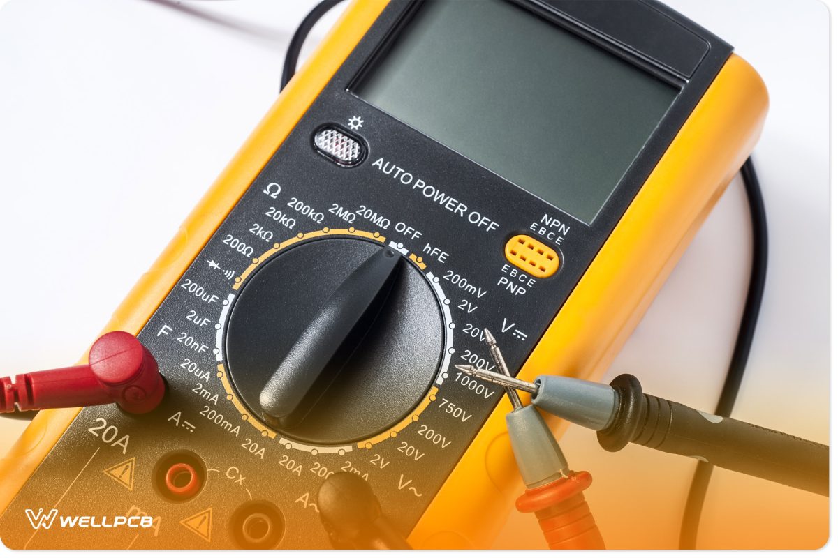 A digital multimeter