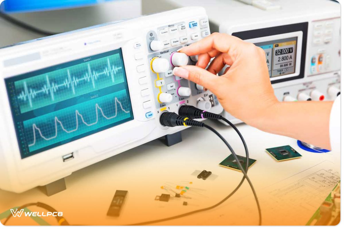 A digital oscilloscope 