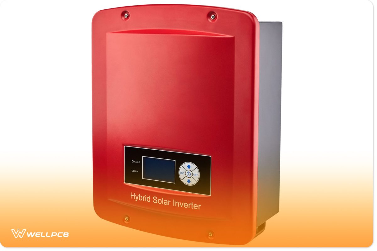 A hybrid solar inverter