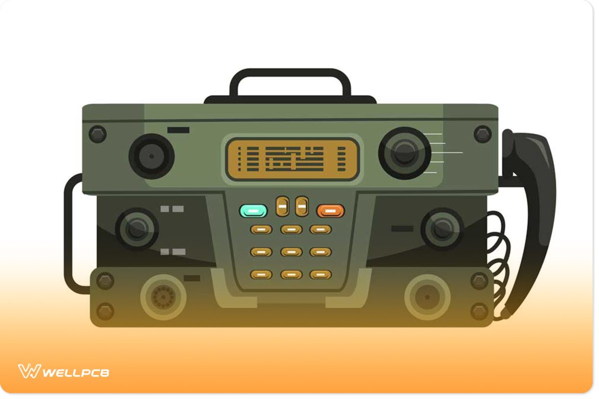 A portable FM Radio