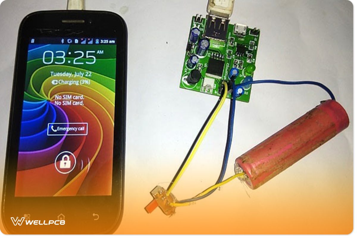 A technique to make the Power Bank Circuit