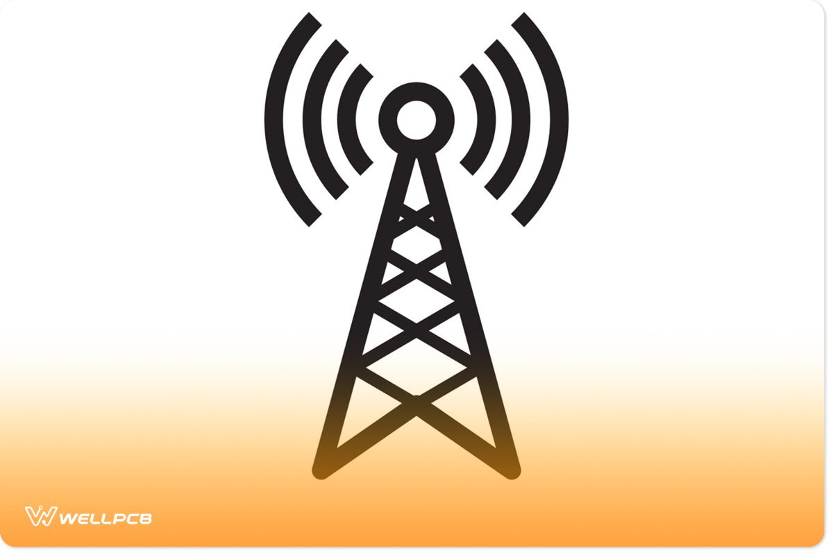 A transmitter antenna icon