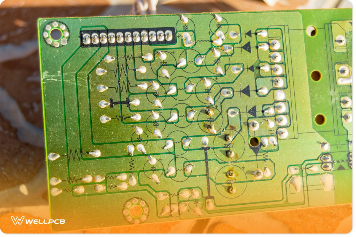 An electronic board is shown in fig