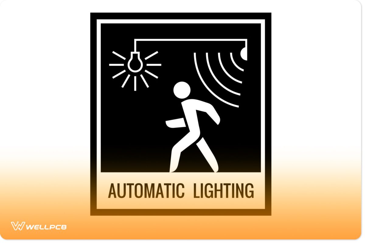 An illustration of an automatic light control system. 