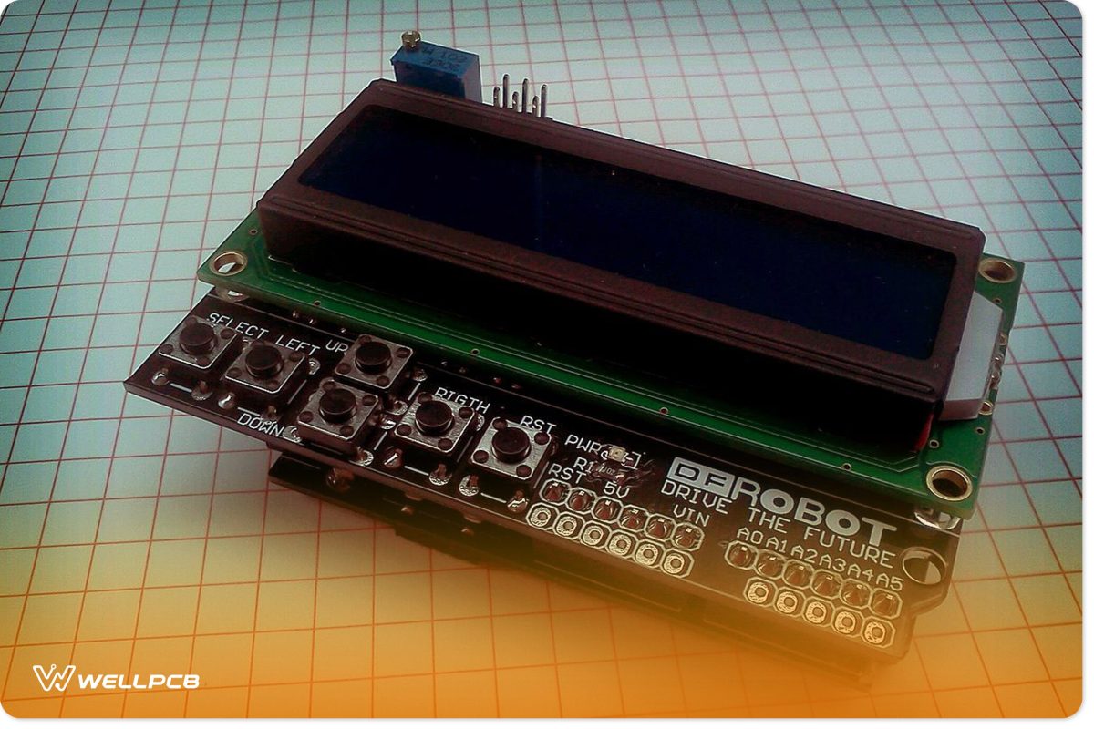 Arduino + LCD shield.