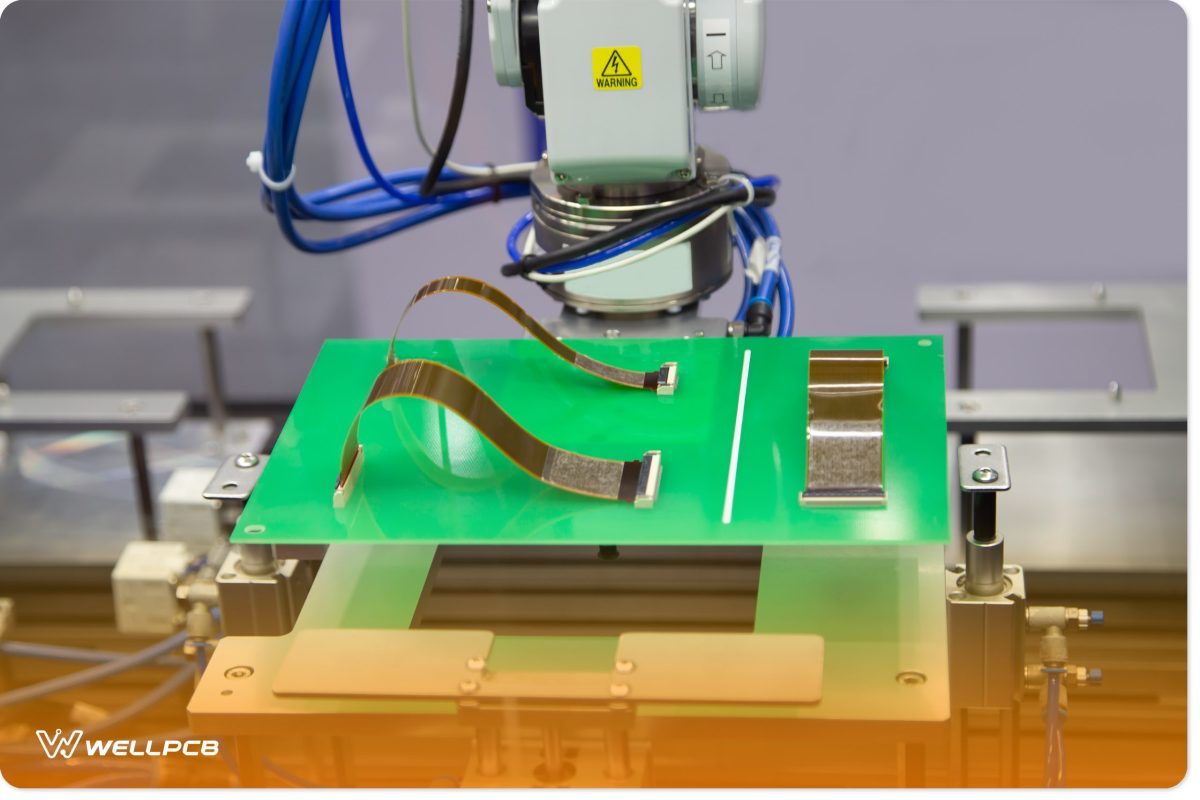 Assembly process of a rigid-flex PCB