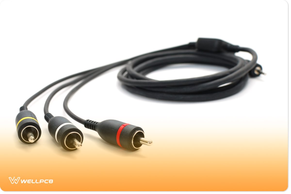 Audio Video Cable with RCA Connectors