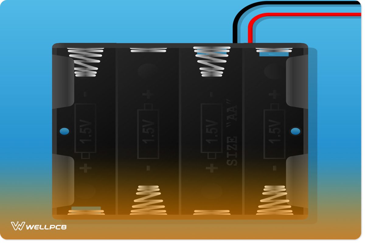 Battery holder terminals X 1