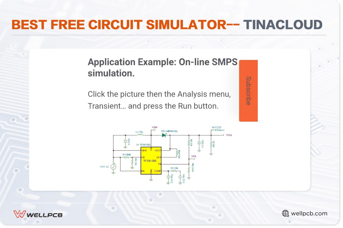 Best Free Circuit Simulator-- TinaCloud 