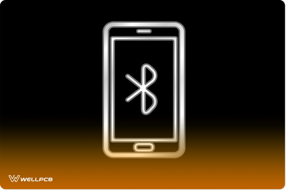 Bluetooth smartphone vector image