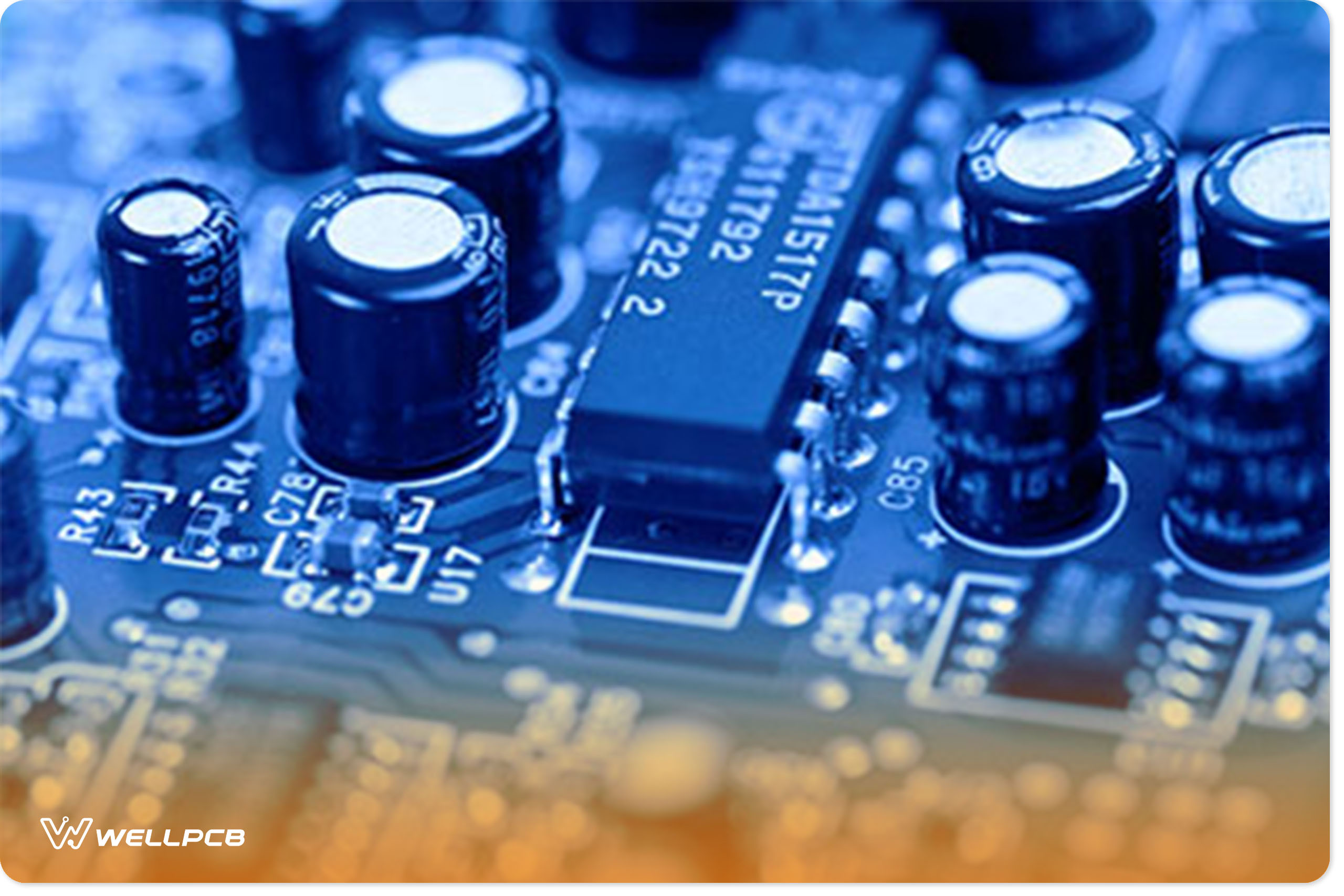 Circuit Board image showing the position of the Integrated Circuit