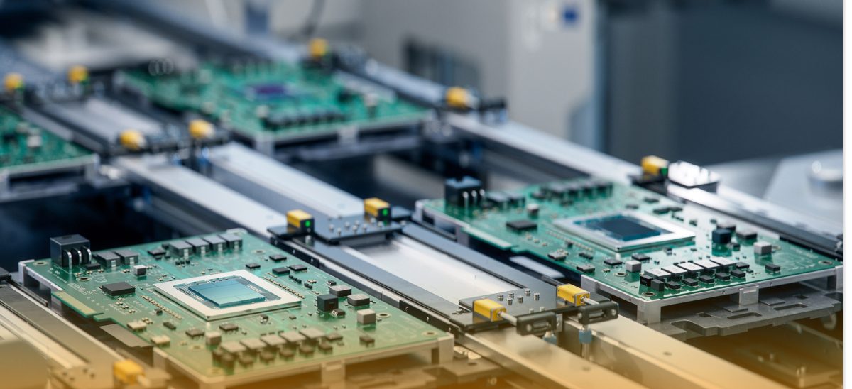 Circuit Board on Assembly Line