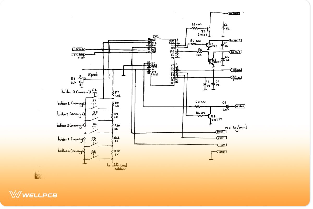 Circuit Diagram of a k3ng keyer 