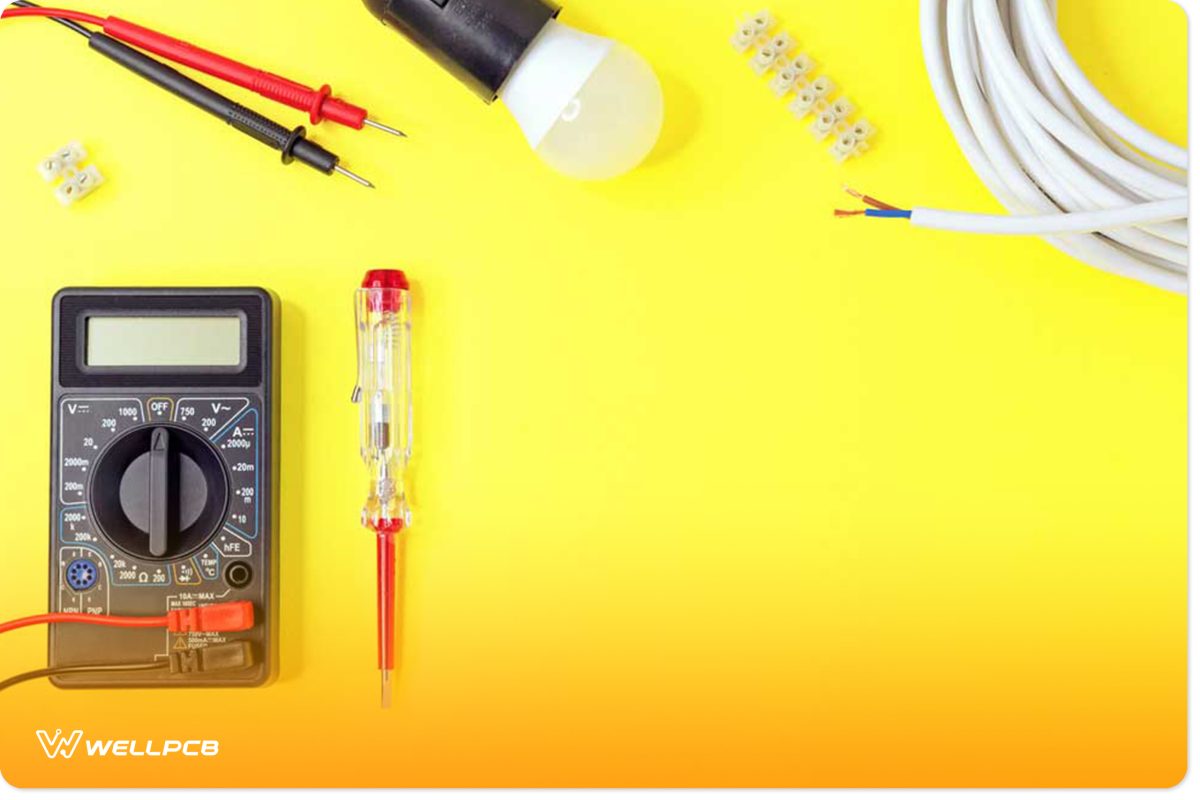 Components of testing a MOSFET