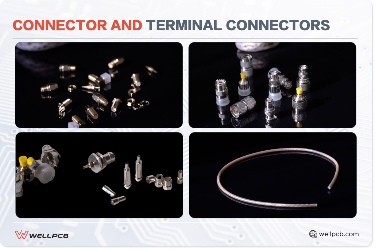 Connector and terminal connectors