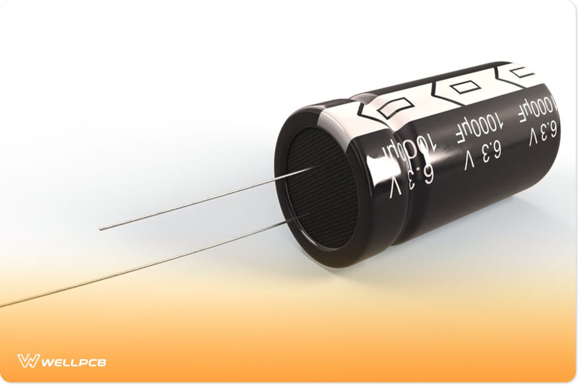 Current charges the capacitor before it transmits to the circuit’s receiving end