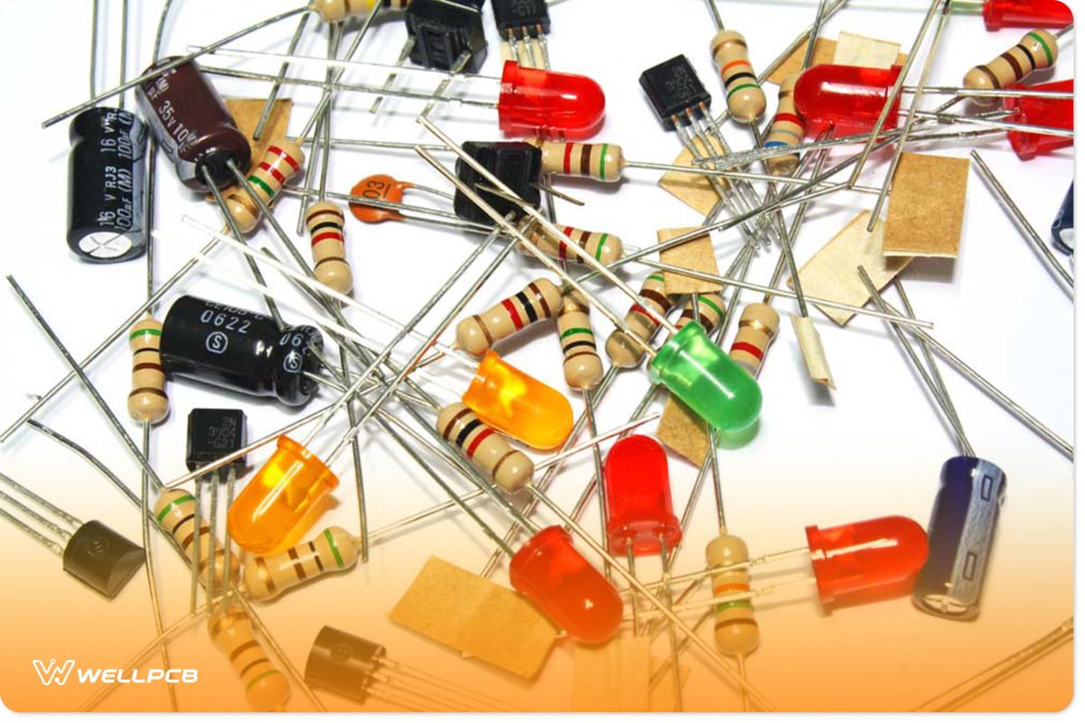 Different Electronic Components Including Diodes