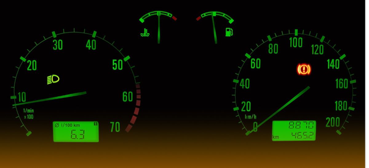 Digital Tachometer RPM Display