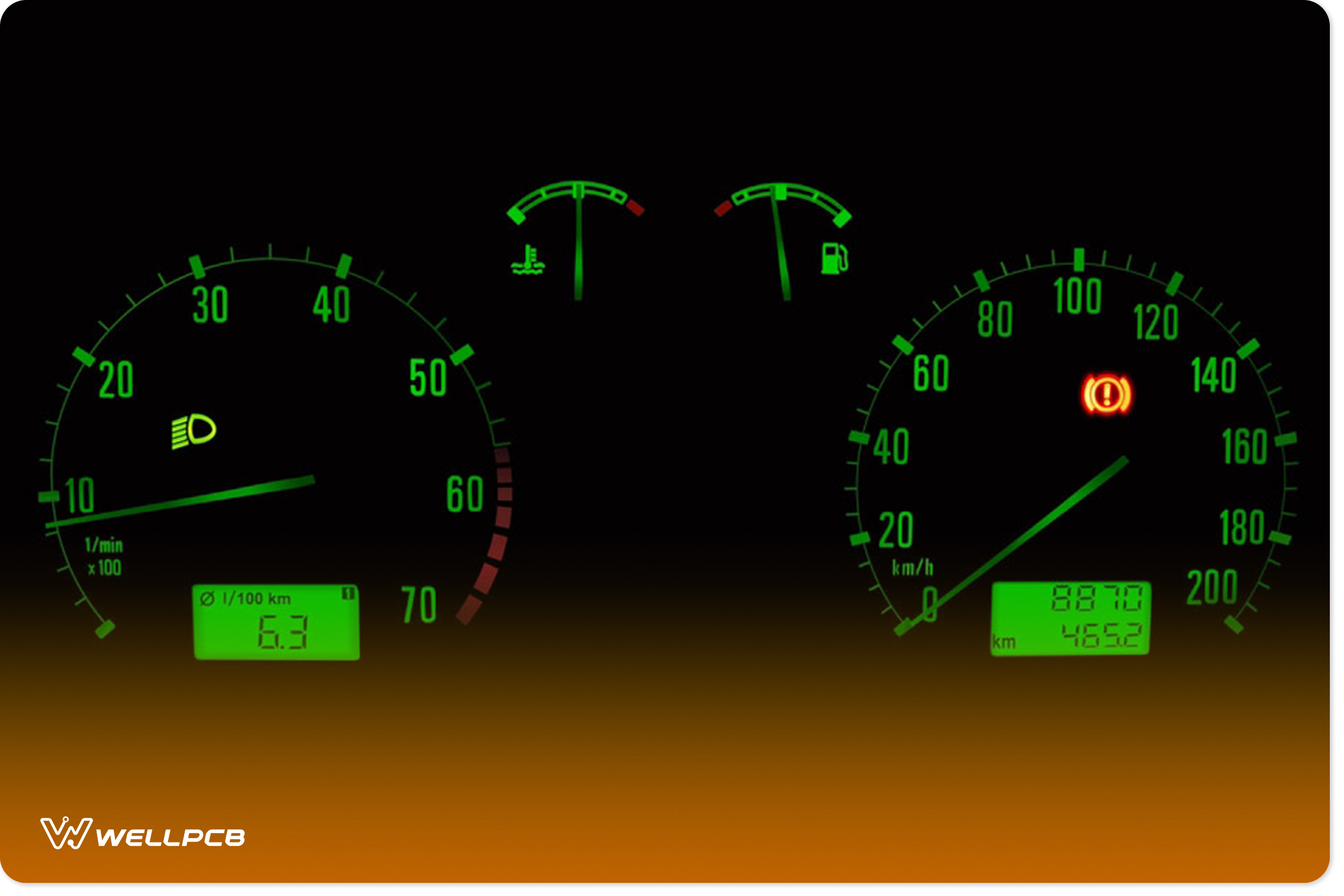 Digital Tachometer RPM Display