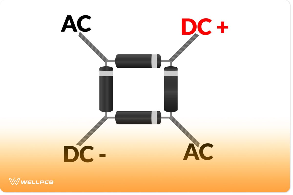 Diode bridge rectifier