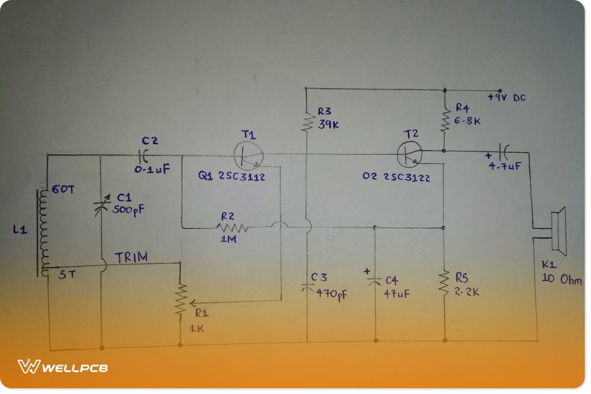 Explaining the 2-transistor basic circuit functioning