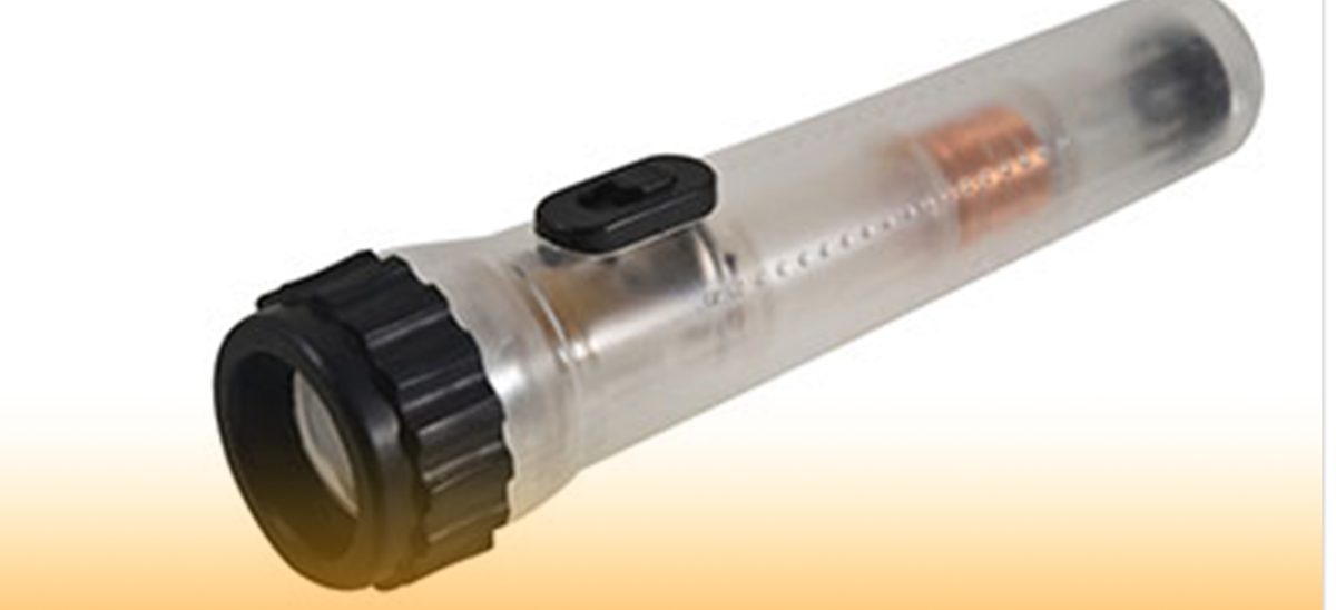 Faraday Induction Flashlight