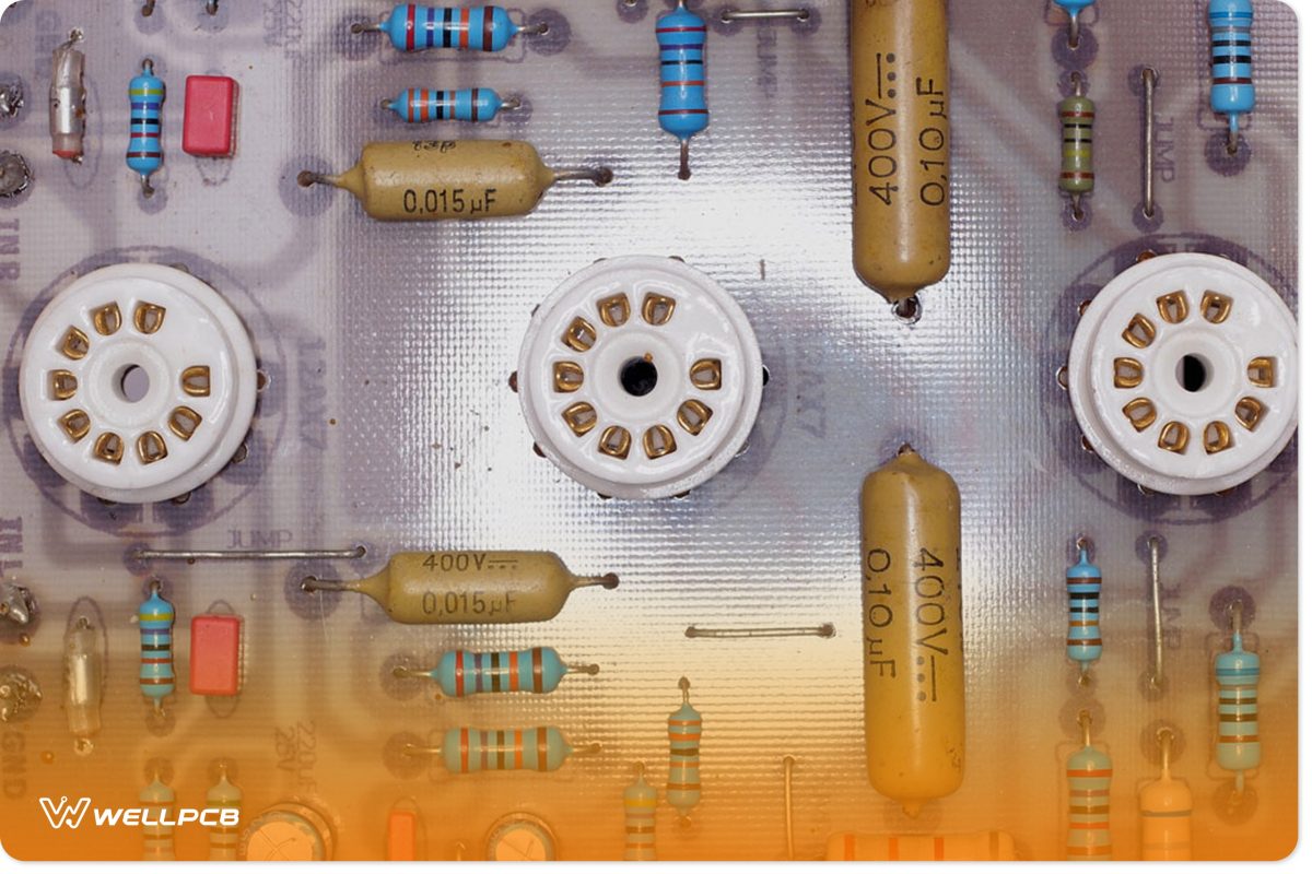 Film resistors in a circuit board