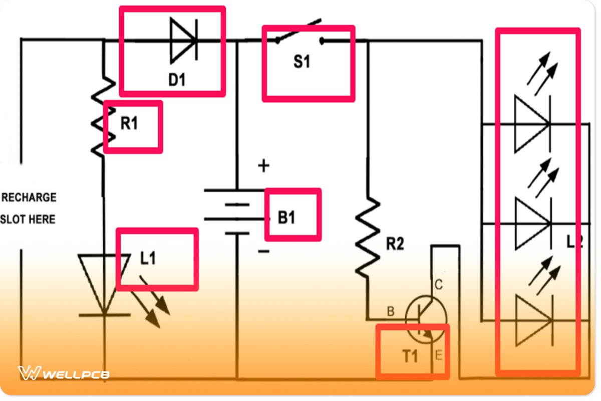 Flashlight Circuit Diagram