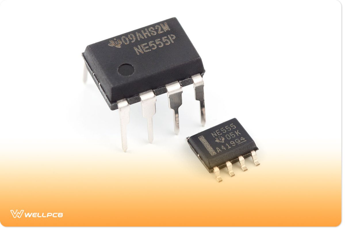 Image showing a 555  IC