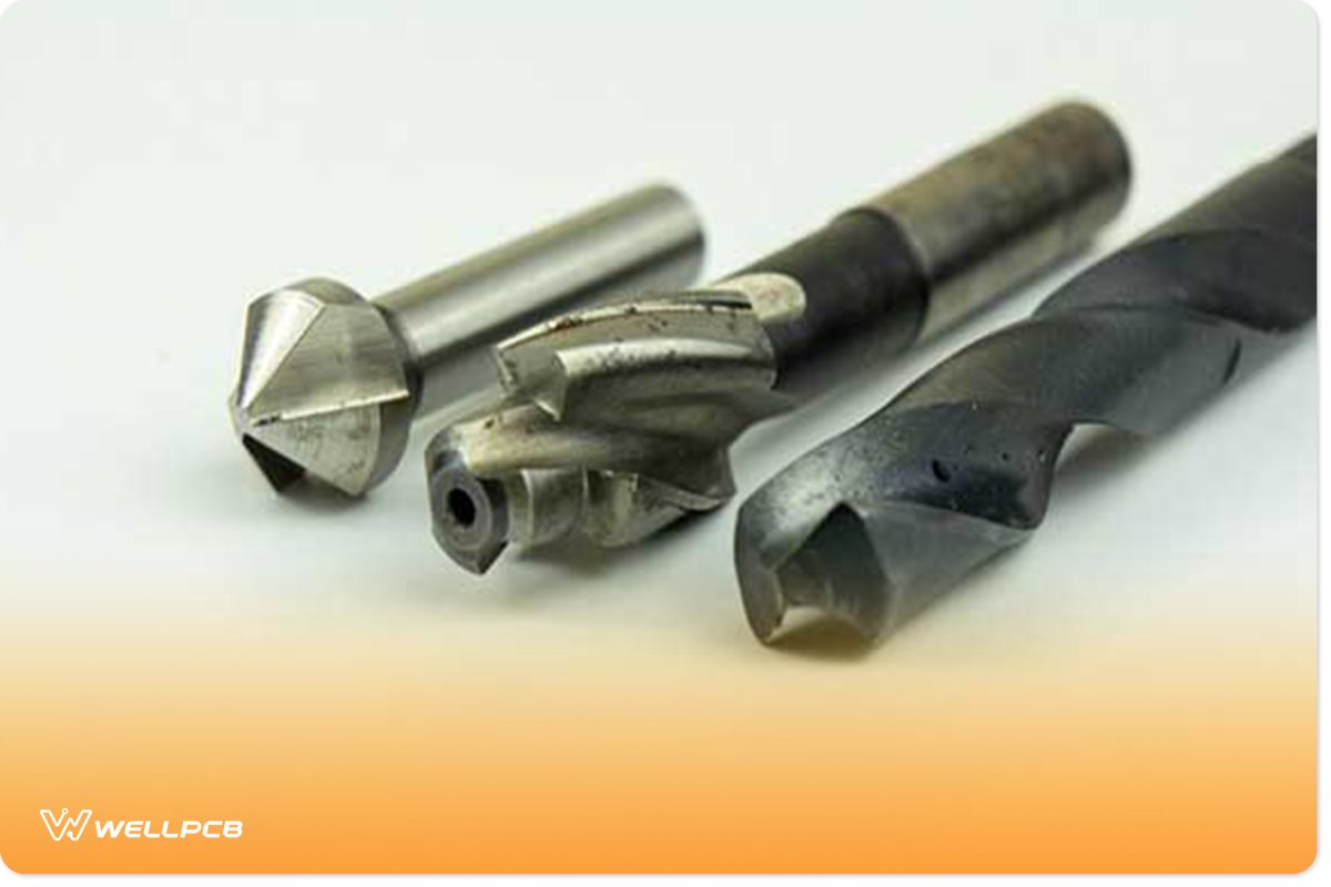 Information required for drilling countersink holes