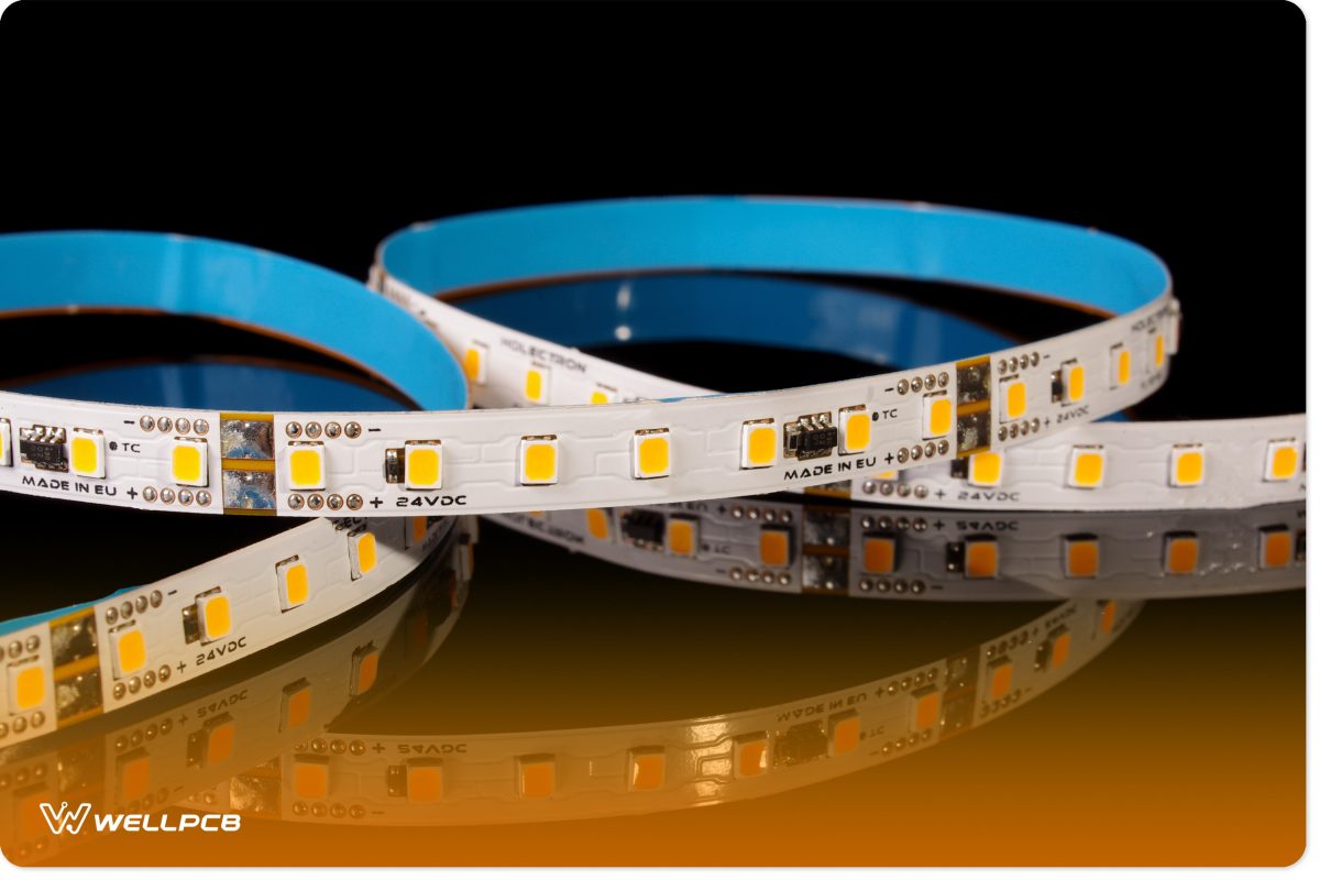 LED flexible printed circuit board strip for various lighting applications