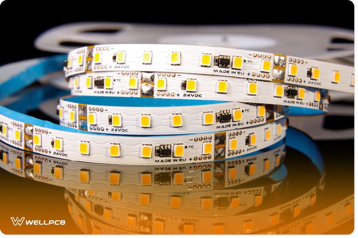 Light-emitting diode flexible PCB strip for various lighting applications