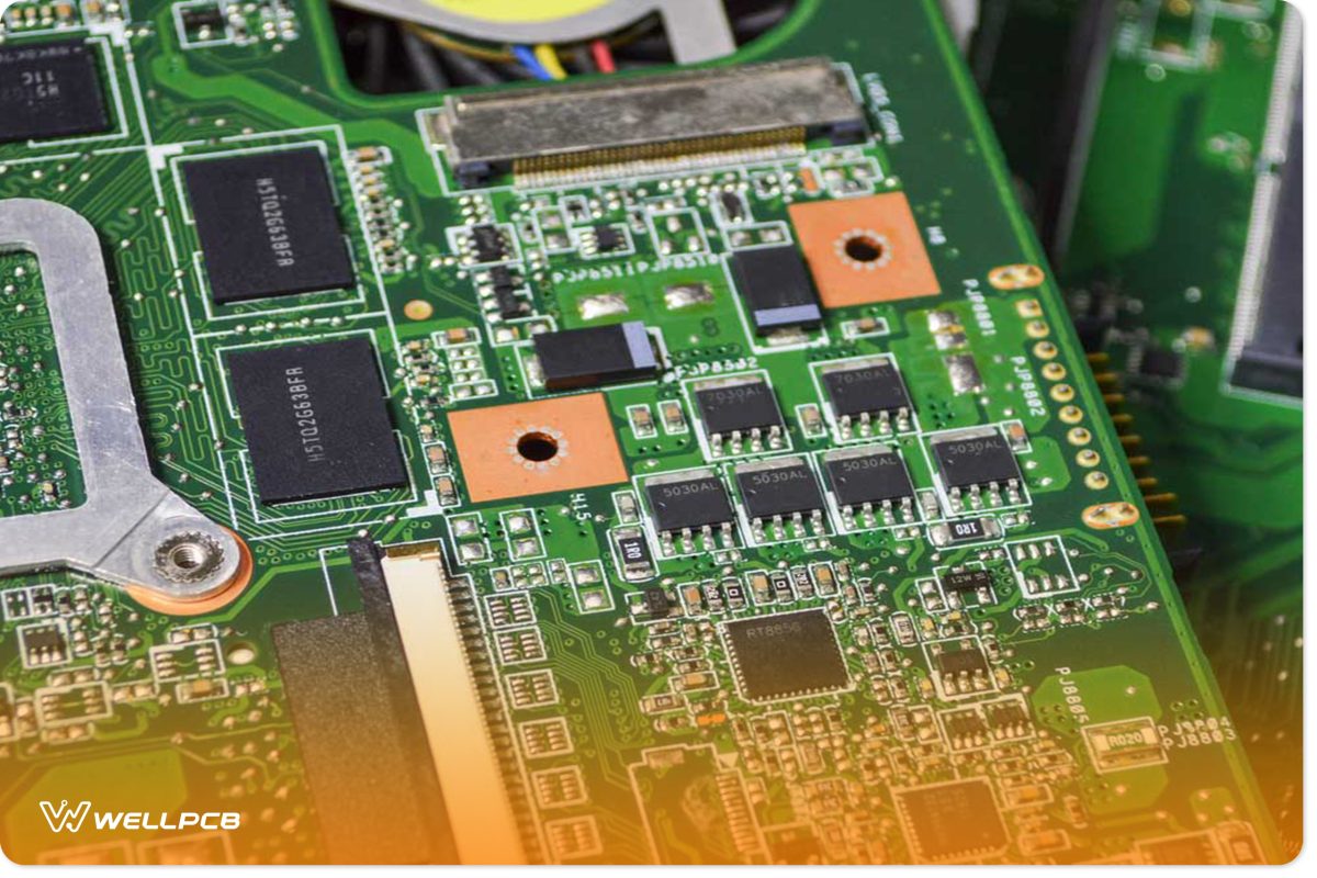 MOSFET on a Motherboard