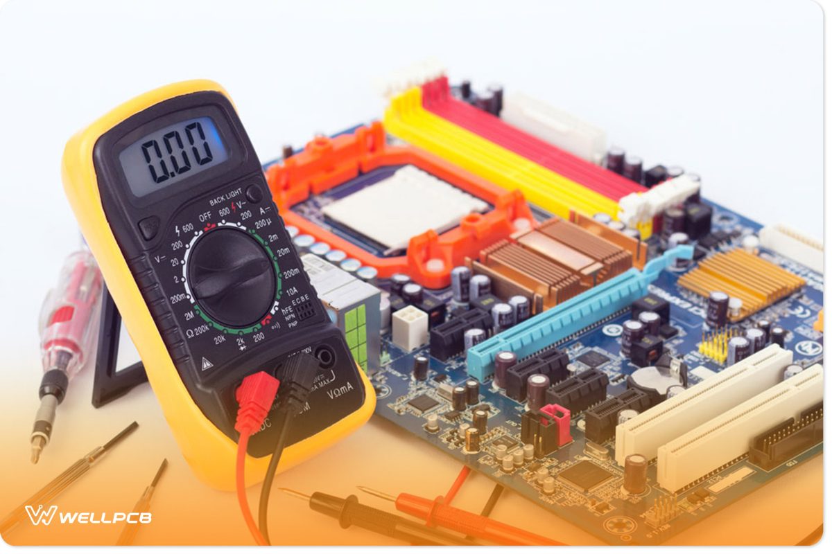 Multimeter testing circuit